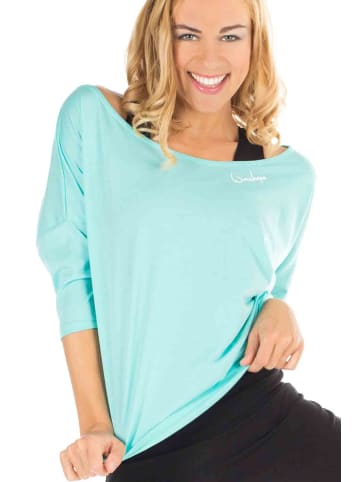 Winshape Ultra leichtes Modal-3/4-Arm Shirt MCS001 in mint