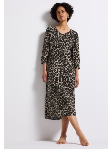 Street One 'Gemustertes Midi-Kleid' Schwarz