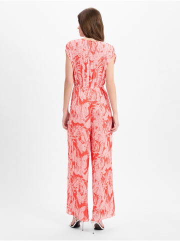 comma Jumpsuit in koralle weiß - 0001