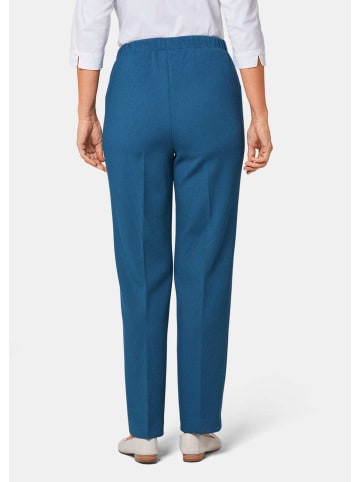 GOLDNER Trageangenehme Rippenhose in jeansblau