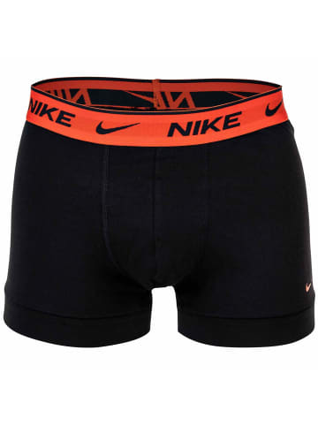 Nike Boxershort 3er Pack in Schwarz/Orange/Weiß