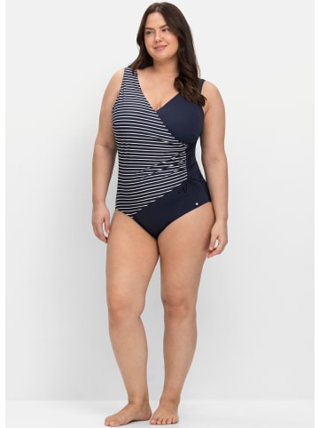 sheego Badeanzug in marine