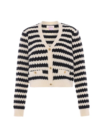 aleva Damen Strick Cardigan in WOLLWEISS SCHWARZ