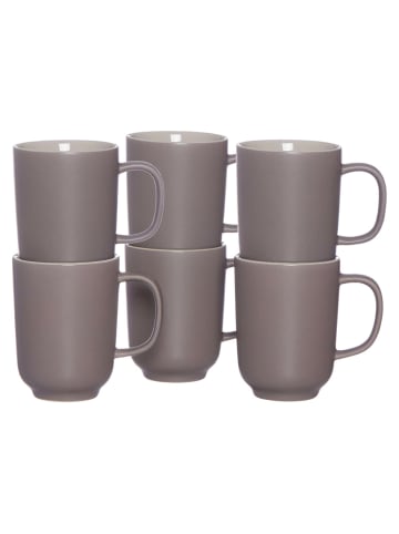 Ritzenhoff & Breker 6er Set Kaffeebecher Jasper in – 285 ml in taupe