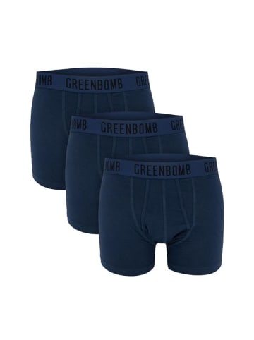 GreenBomb 3x Trunk Basic in Marineblau