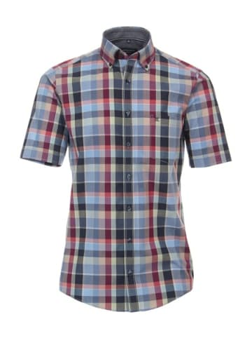 Venti Kurzarm FreizeitHemd für Herren in blau