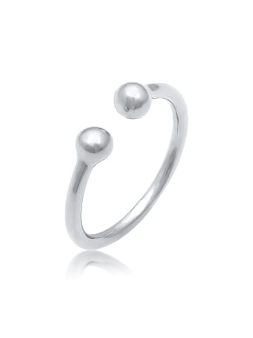 Elli Ring 925 Sterling Silber Kugel in Silber