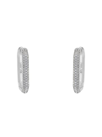 JOOP! Creolen Silber 925, rhodiniert in Silber