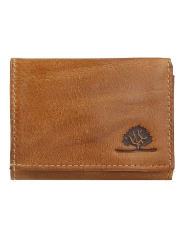 Greenburry Tornado Geldbörse RFID Schutz Leder 9.5 cm in peanut brown