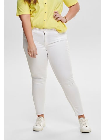 ONLY Carmakoma Skinny Stretch Jeans Curvy Plus Size Denim CARWILLY Übergröße in Weiß