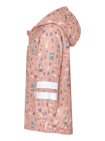 Playshoes Outdoor-Jacke Waldtiere Fleece-Futter in rosa