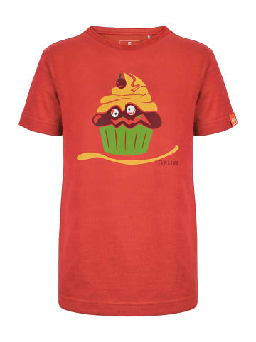 elkline T-Shirt Muffin in mandarin