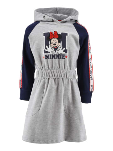 Disney Minnie Mouse Kleid langarm Sweatkleid in Grau