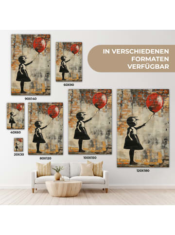 MuchoWow Leinwand Bilder Ballon