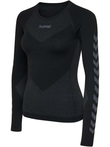 Hummel Hummel T-Shirt Hummel First Multisport Damen Dehnbarem Nahtlosen in BLACK