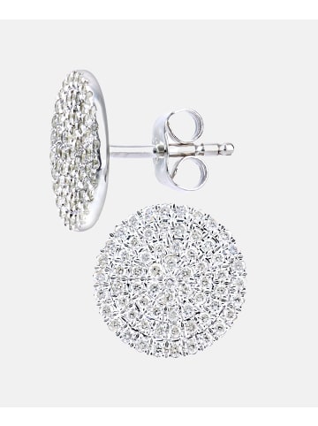 Diamant L'éternel Ohrringe aus 375 Weißgold mit 0.40 Karat Diamant