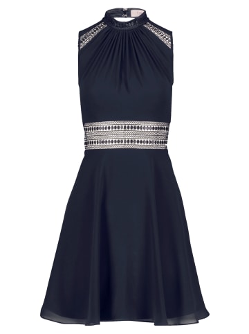 Vera Mont Cocktailkleid mit Spitzeneinsatz in Night Sky