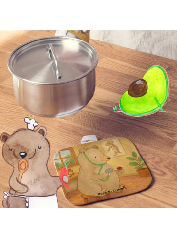 Mr. & Mrs. Panda Ofenhandschuhe Bär Arzt Design ohne Spruch in Weiß