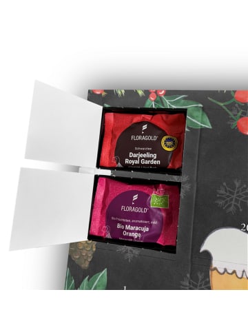 Mr. & Mrs. Panda Tee Adventskalender Fuchs Bester Halbbruder der... in Kreidetafel