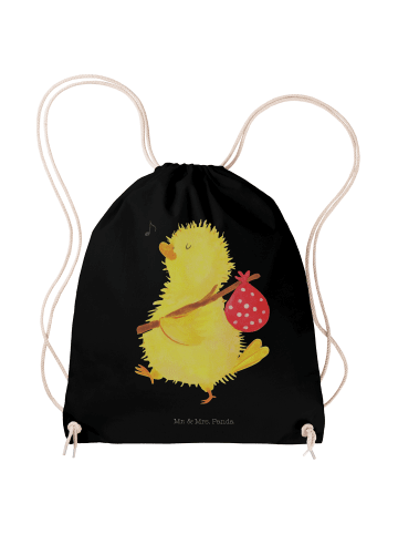 Mr. & Mrs. Panda gym tasche Küken Wander ohne Spruch in Schwarz