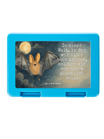 Mr. & Mrs. Panda Snackbox Fledermaus Flügel Design mit Spruch in Weiß