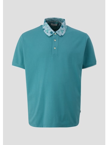 S. Oliver Polo-Shirt kurzarm in Petrol