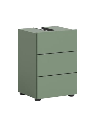 ebuy24 Waschbeckenunterschrank Vira Staubgrün 38 x 34 cm
