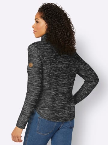 WITT WEIDEN Pullover in schwarz-meliert