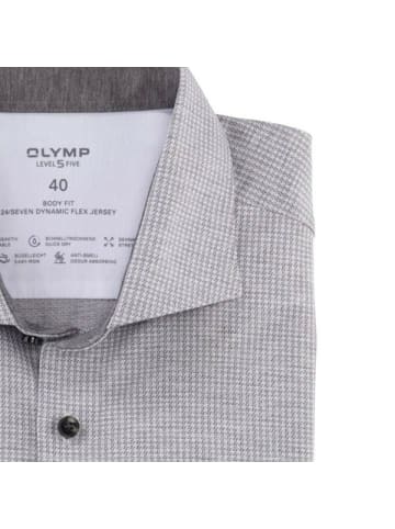 OLYMP  Langarm Business Hemd für Herren in grau