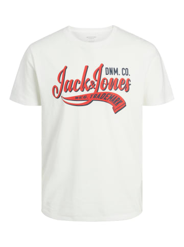 JACK & JONES Junior T-Shirt JJELOGO TEE in cloud dancer