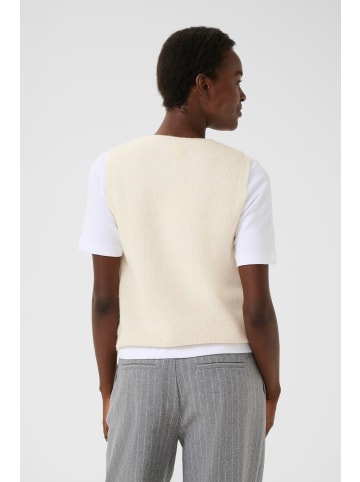 PART TWO Strickweste PimiraPW Gerade Passform in Eggnog