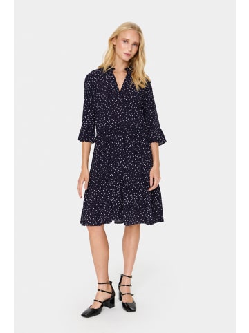 SAINT TROPEZ Kleid EdaSZ Casual fit in Baritone Ice Mini Hearts