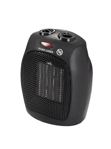 Adler Europe Adler AD 7702 Keramik-Heizlüfter 1500 W in Schwarz in Schwarz