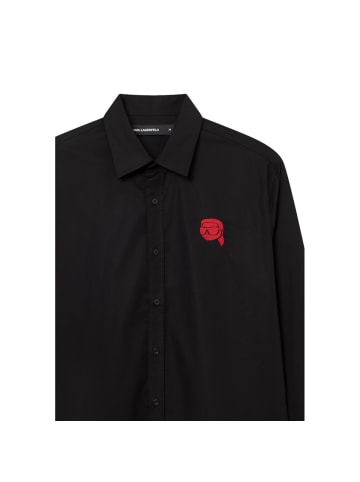 Karl Lagerfeld Langarmhemd 605930 in schwarz