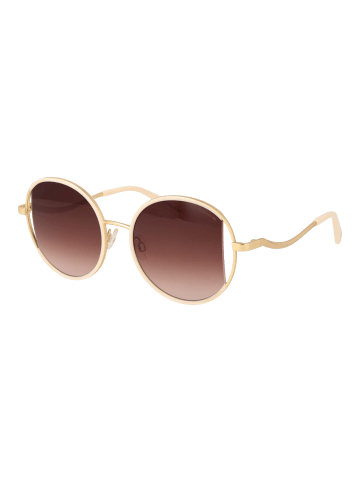 comma Damen Sonnenbrillen Rund Creme