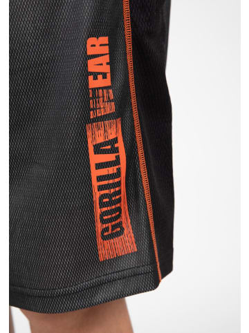 Gorilla Wear Wallace Mesh Shorts - Grau/Orange