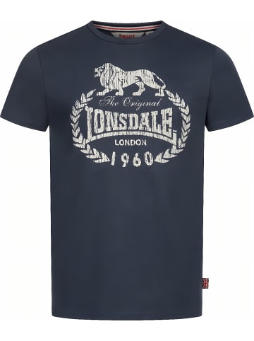 Lonsdale T-Shirt "Ollie T-Shirt schmale Passform" in Blau