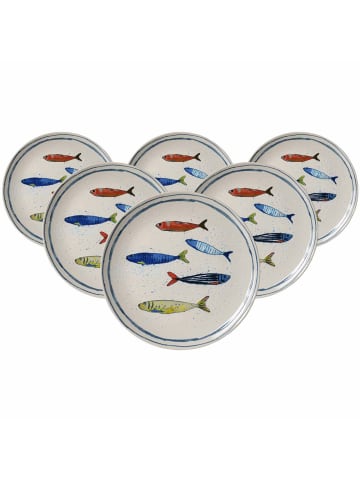 Ritzenhoff & Breker 6er Set Speiseteller Maro in ø 26 cm in bunt