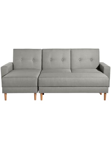 58 aufm Kessel FUNKTIONSSOFA mit Hocker Kattie Flachgewebe hellgrau