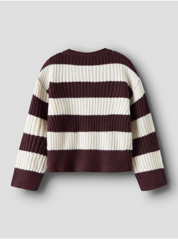 name it Strickpullover in Oxblood Red