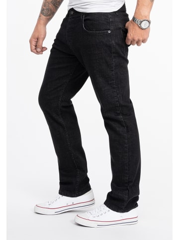 Rock Creek Jeans Straight Leg in Schwarz