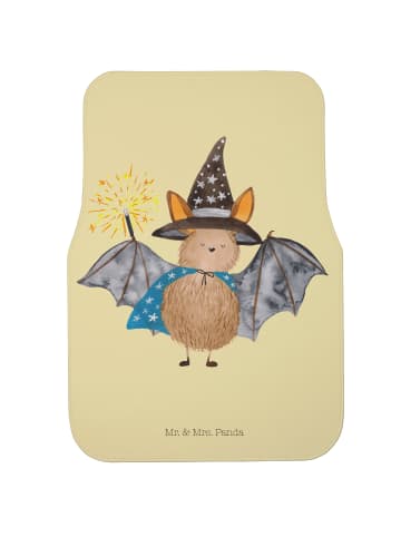 Mr. & Mrs. Panda Automatte Fledermaus Zauberer ohne Spruch in Gelb Pastell