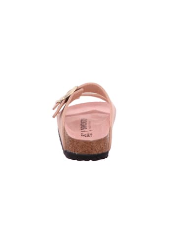 Birkenstock Pantoletten Arizona BS in Triples New Beige/Pink Clay