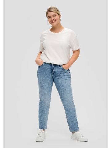 Qs Jeans-Hose lang in Blau