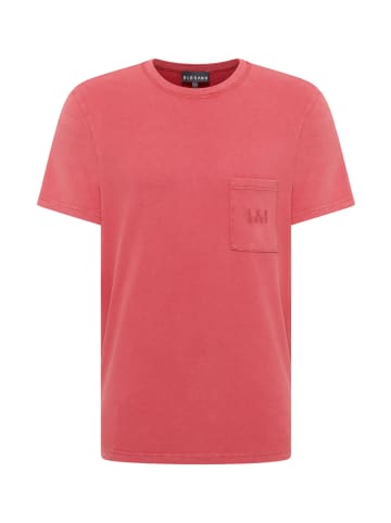 ELBSAND T-Shirt Salo in Mineral Red