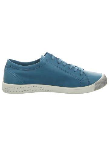 softinos Sportlicher Schnürschuh in blau