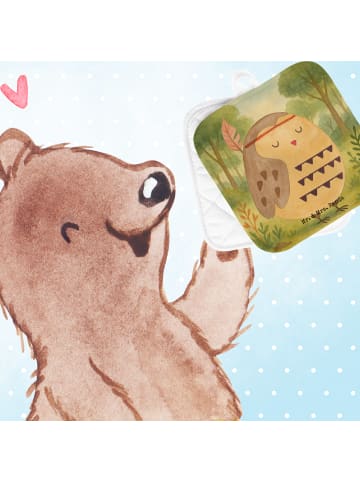 Mr. & Mrs. Panda Ofenhandschuhe Eule Federschmuck Design ohne Sp... in Weiß