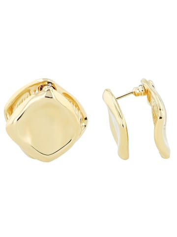 Adeliás Damen Ohrringe – Ohrstecker aus Edelstahl in gold