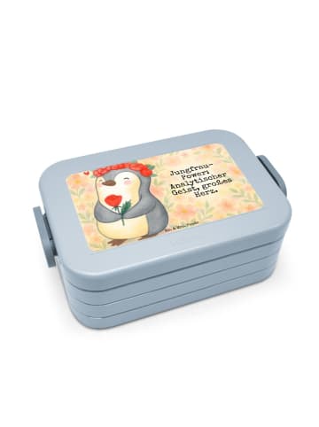 Mr. & Mrs. Panda Bento Box Jungfrau Astrologie Design mit Spruch in Blau Pastell