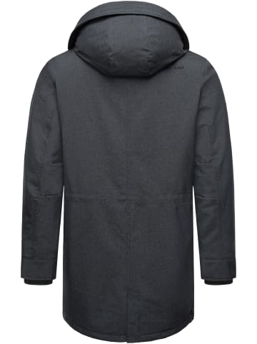 ragwear Kurzmantel Mr Smithem Melange in Dark Grey